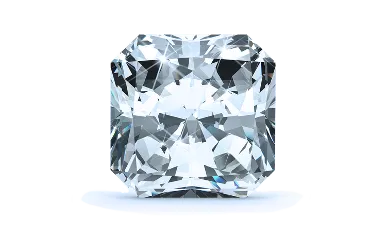 0.53 carat Radiant diamond Excellent cut E color VVS2 clarity