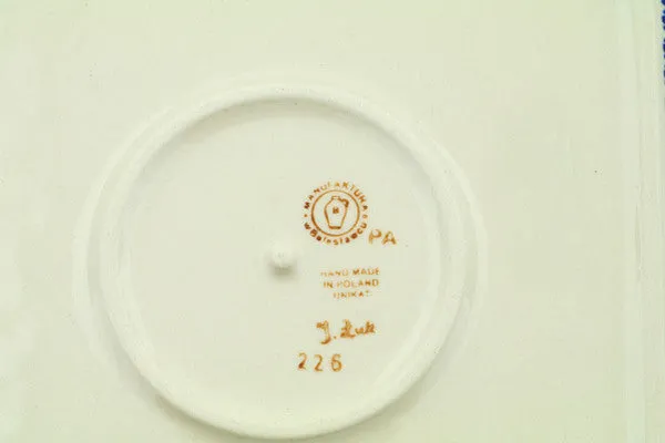 10" Square Plate - Dazzling Dots
