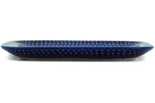 10" Square Plate - Dazzling Dots
