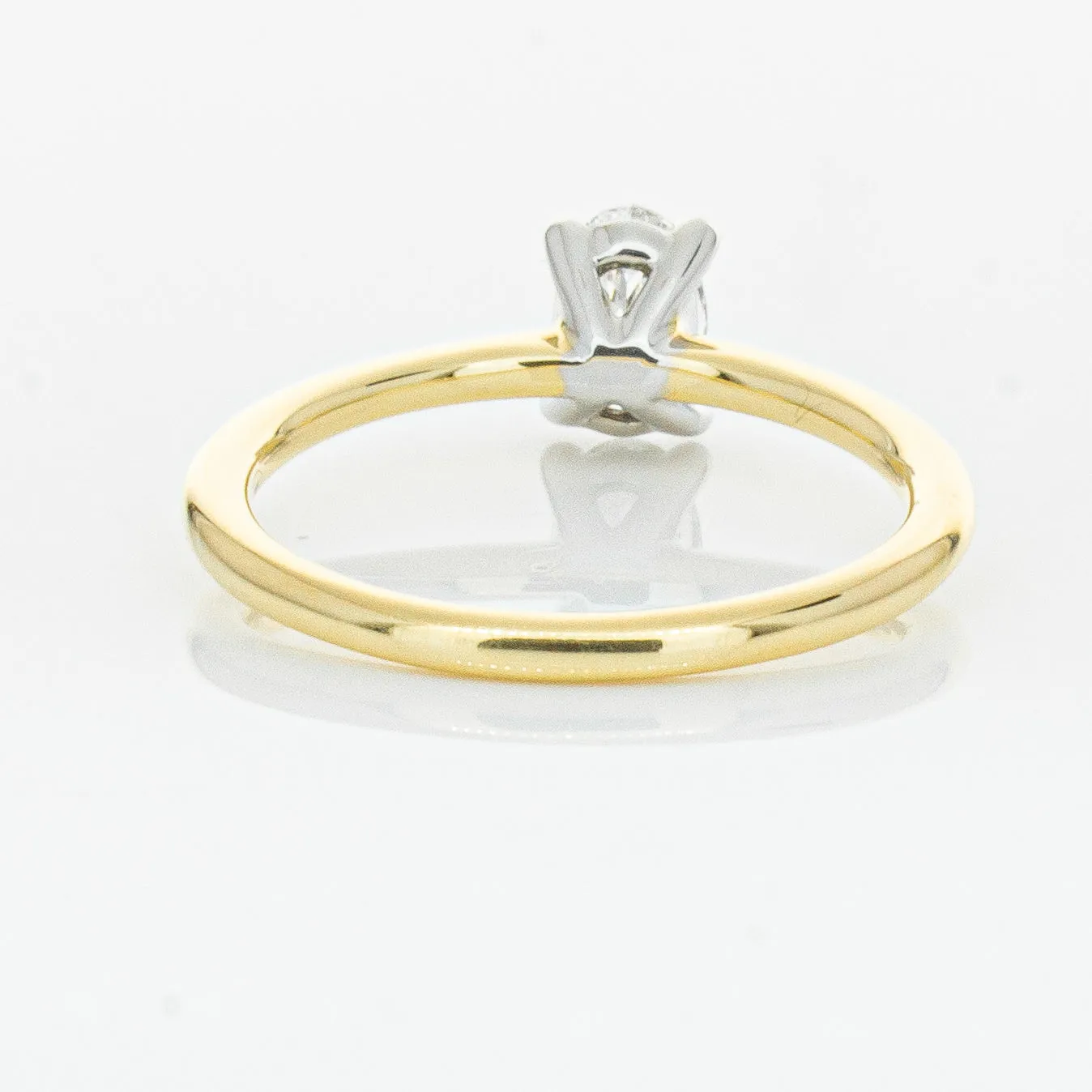 18ct Yellow Gold .52ct Diamond Melba Ring