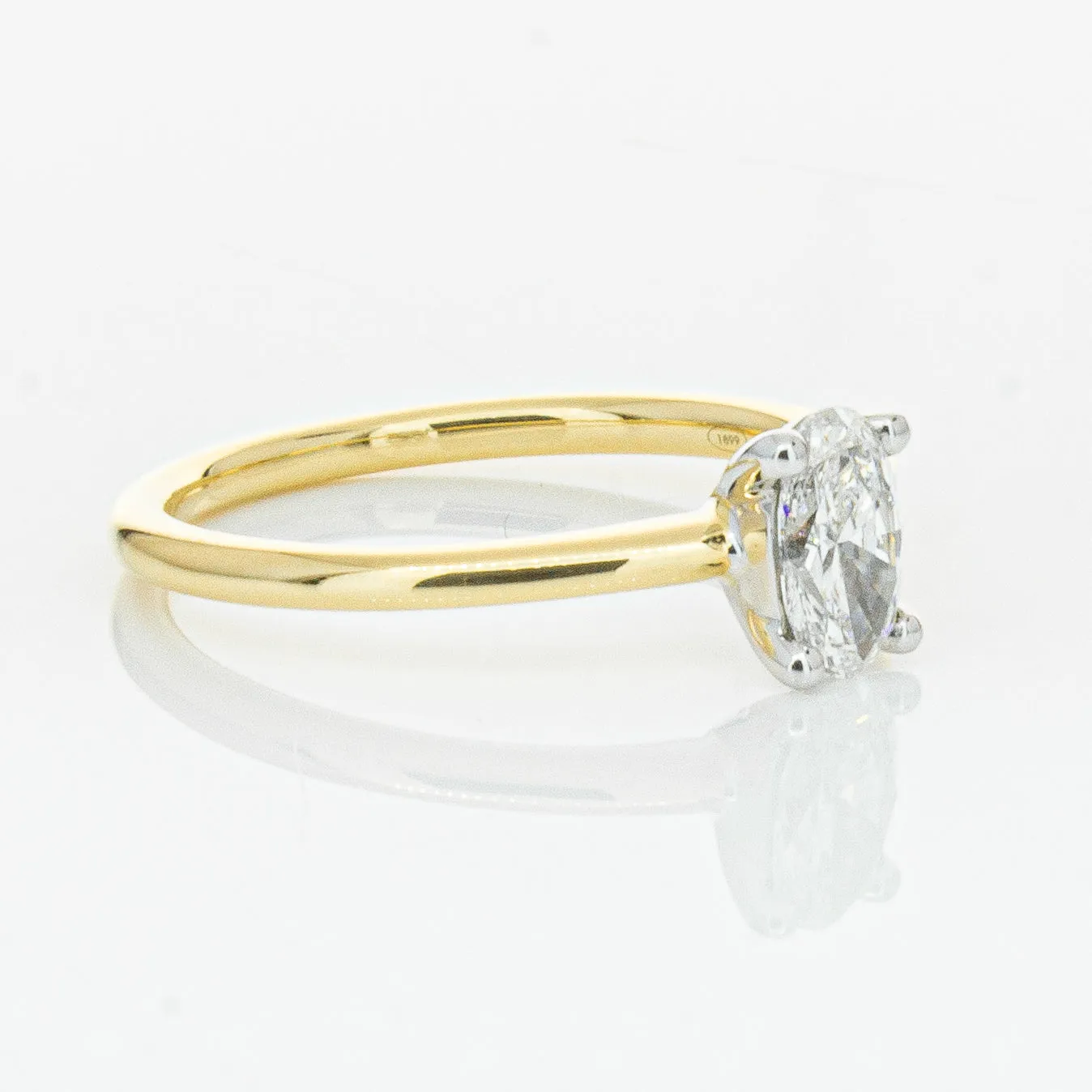 18ct Yellow Gold .52ct Diamond Melba Ring