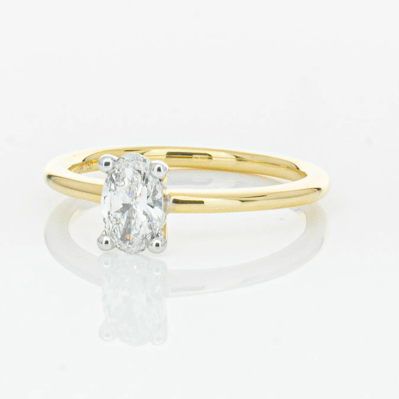 18ct Yellow Gold .52ct Diamond Melba Ring