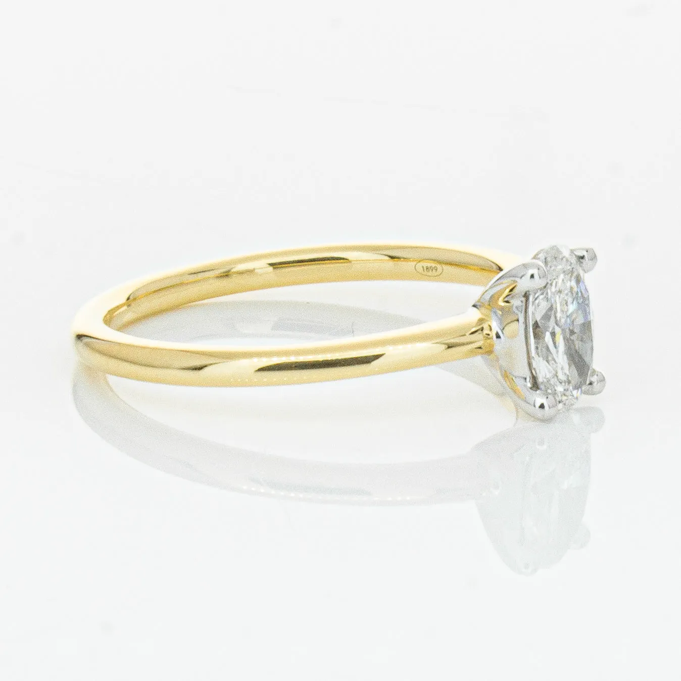 18ct Yellow Gold .52ct Diamond Melba Ring