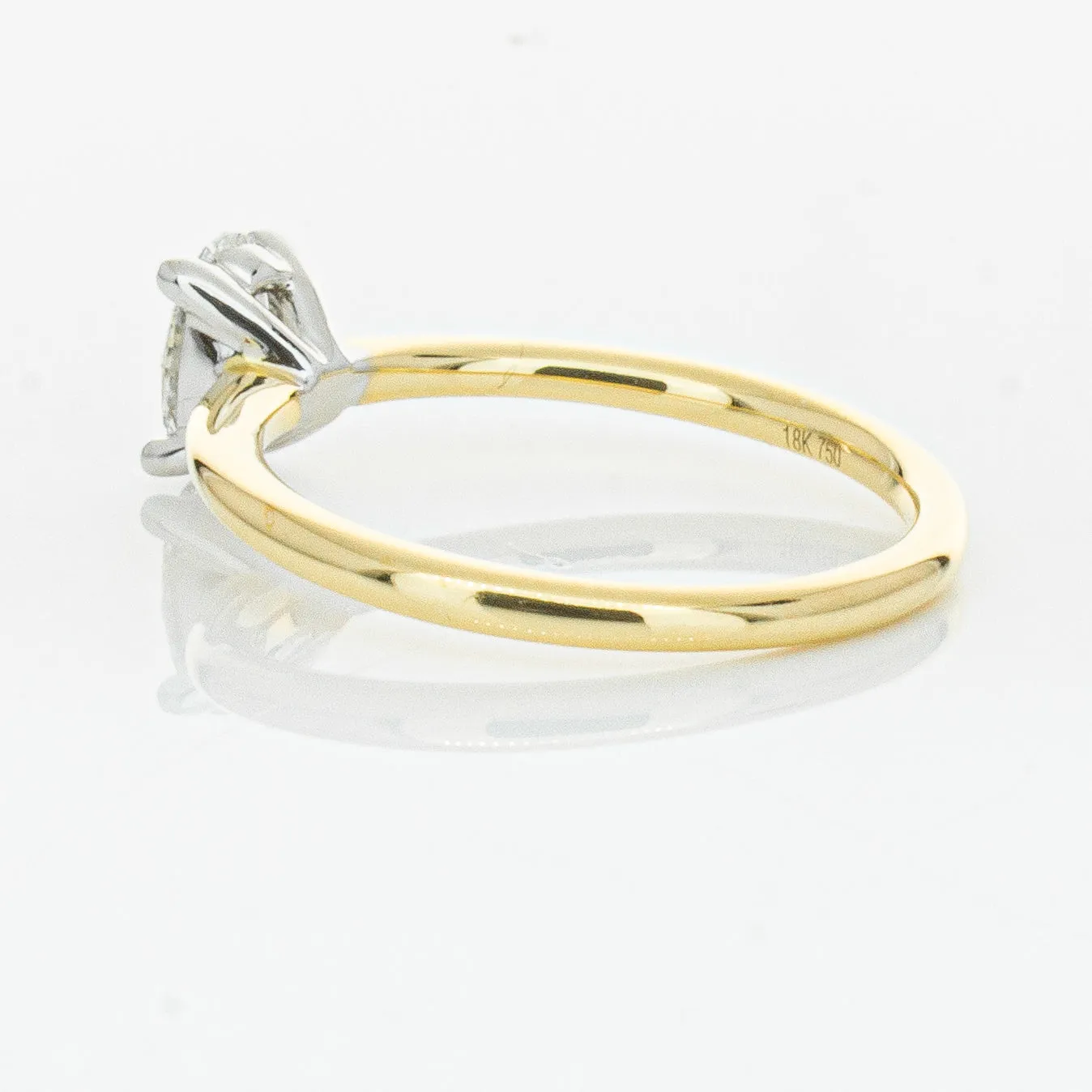 18ct Yellow Gold .52ct Diamond Melba Ring
