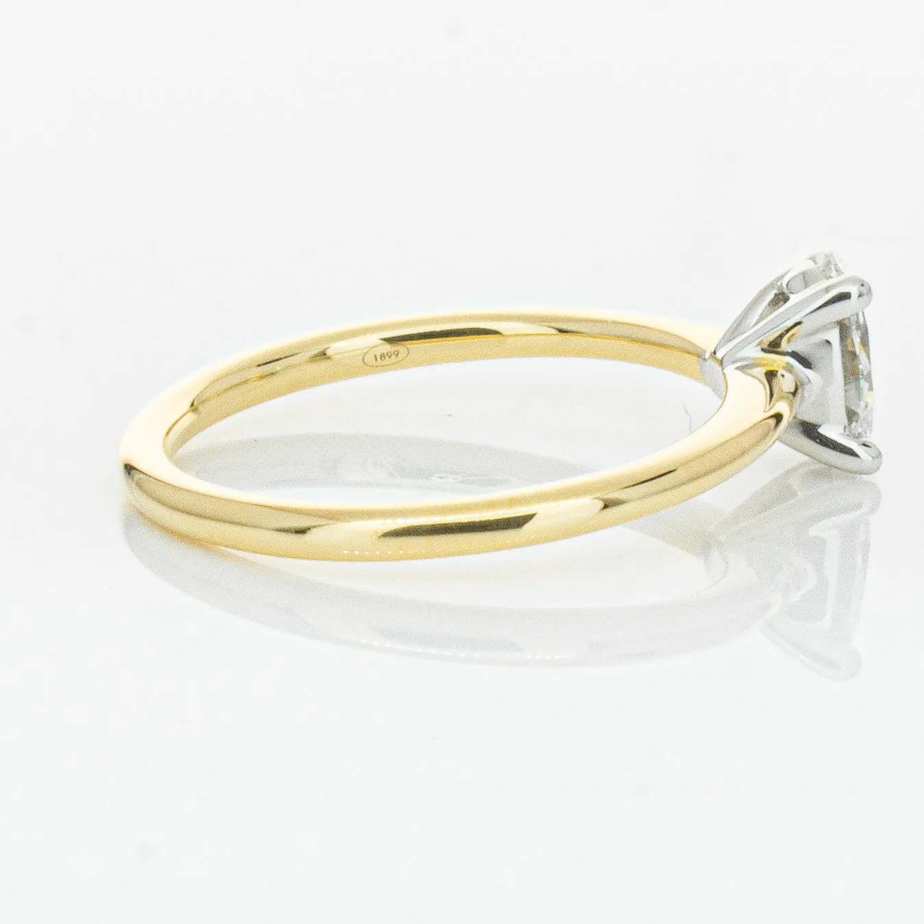 18ct Yellow Gold .52ct Diamond Melba Ring