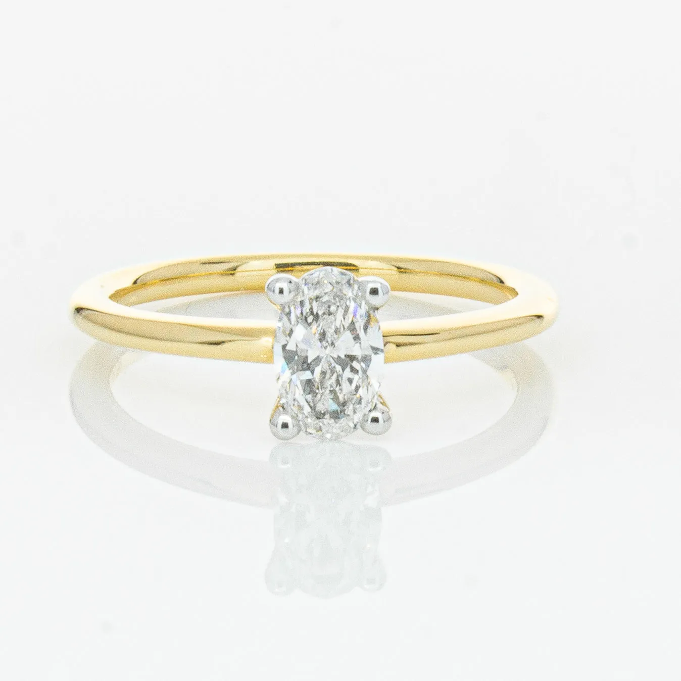 18ct Yellow Gold .52ct Diamond Melba Ring
