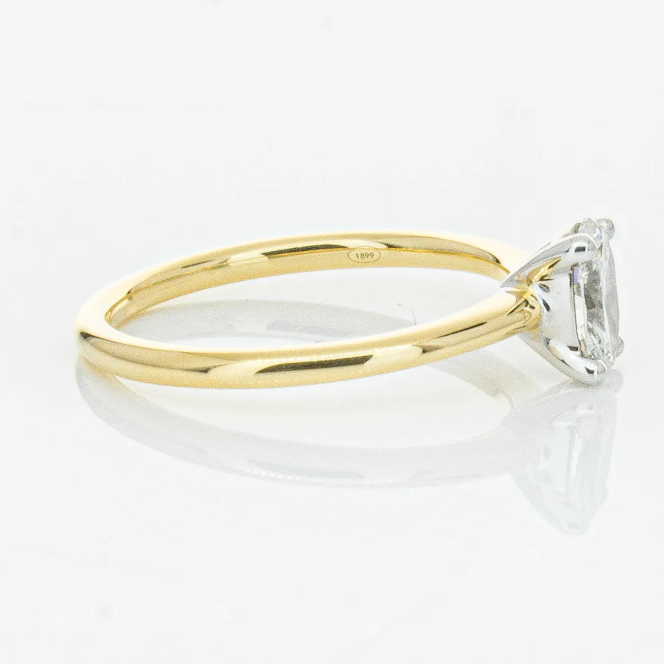 18ct Yellow Gold .52ct Diamond Melba Ring