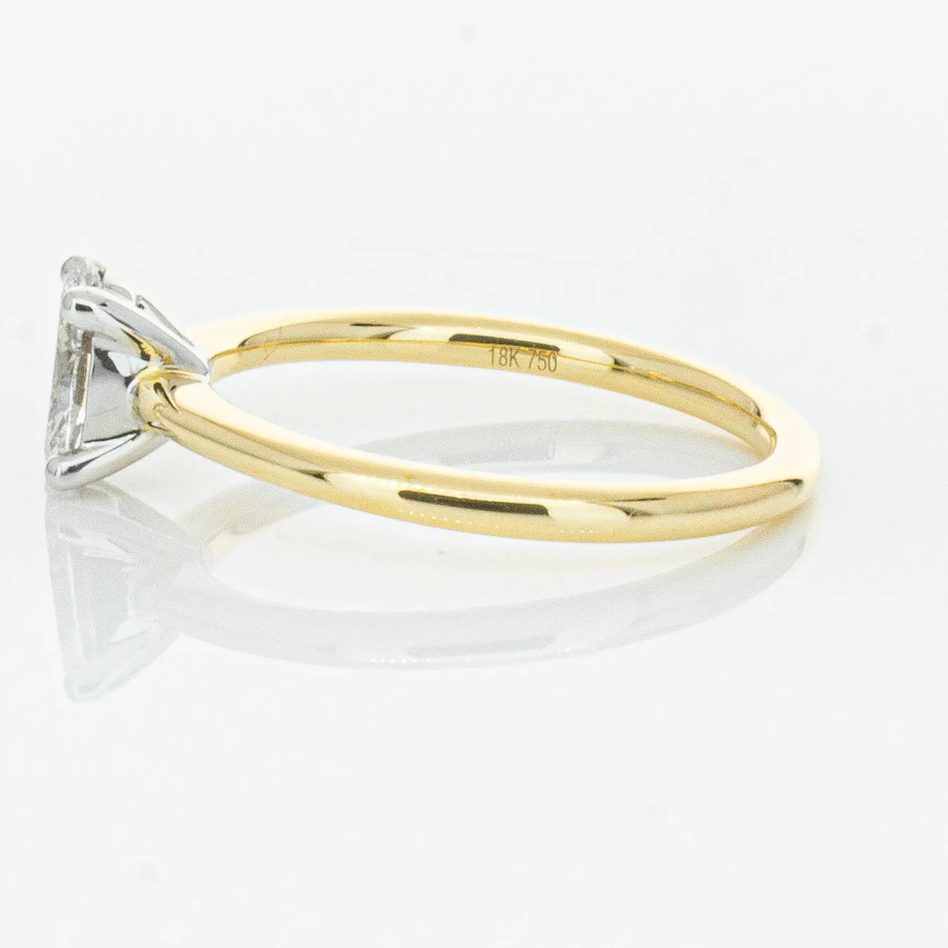 18ct Yellow Gold .52ct Diamond Melba Ring