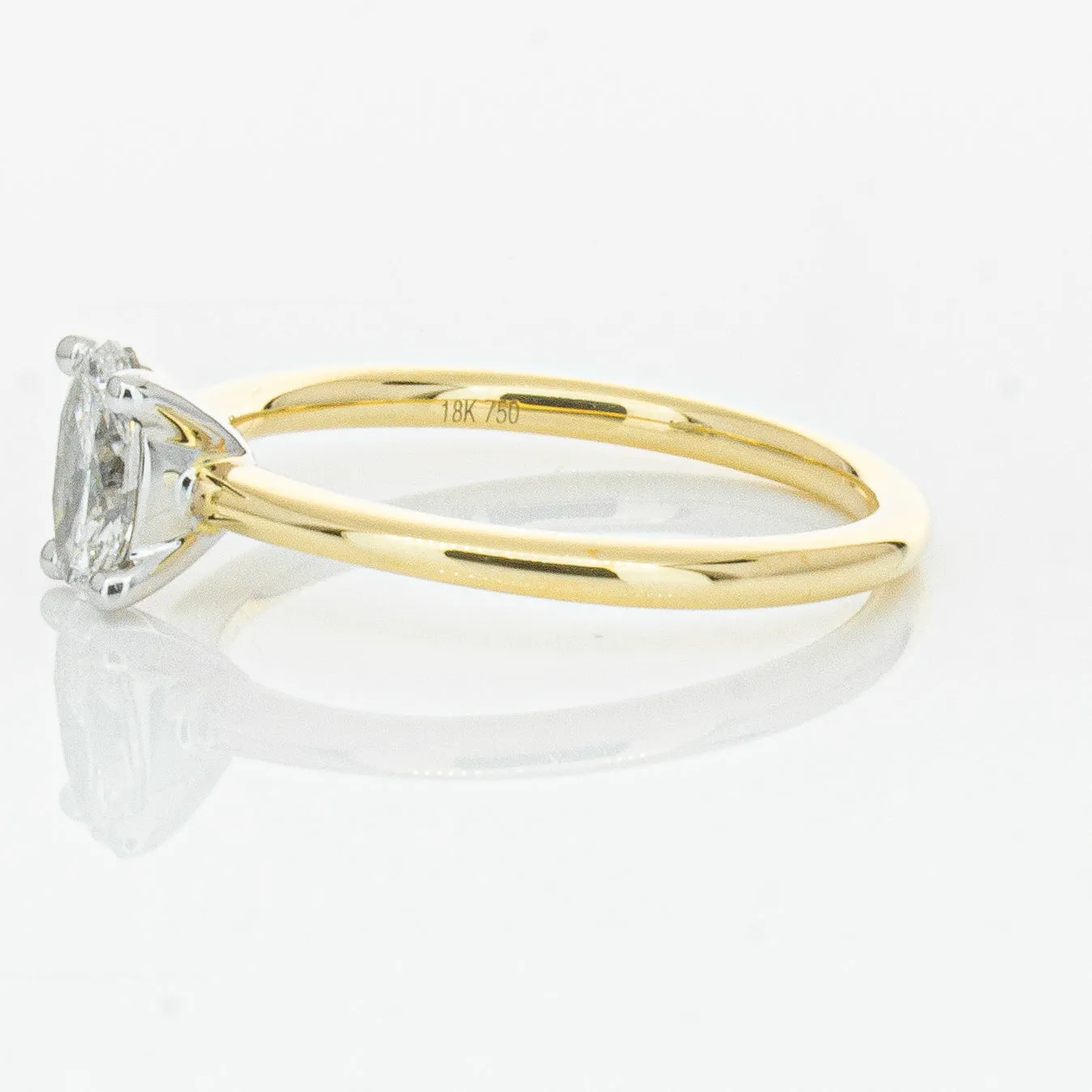 18ct Yellow Gold .52ct Diamond Melba Ring
