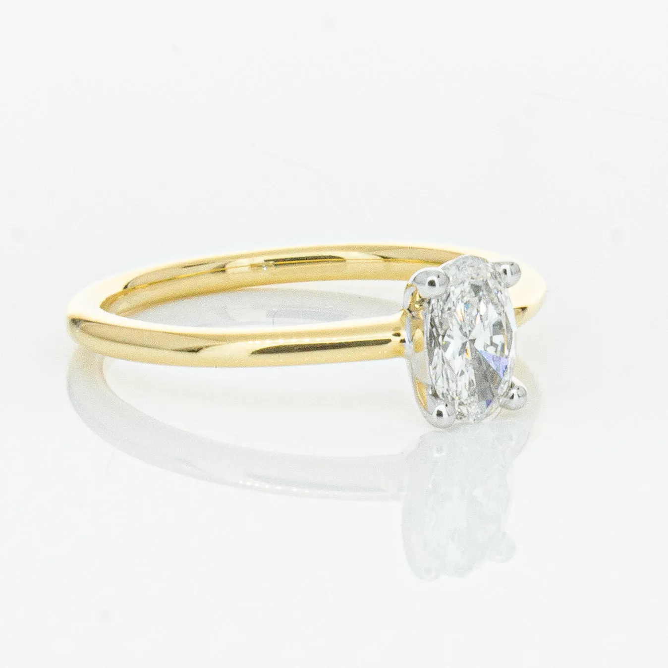 18ct Yellow Gold .52ct Diamond Melba Ring