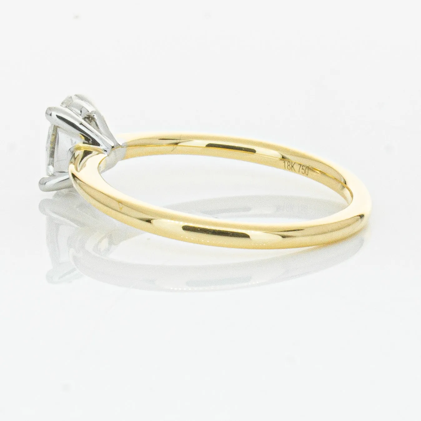 18ct Yellow Gold .52ct Diamond Melba Ring