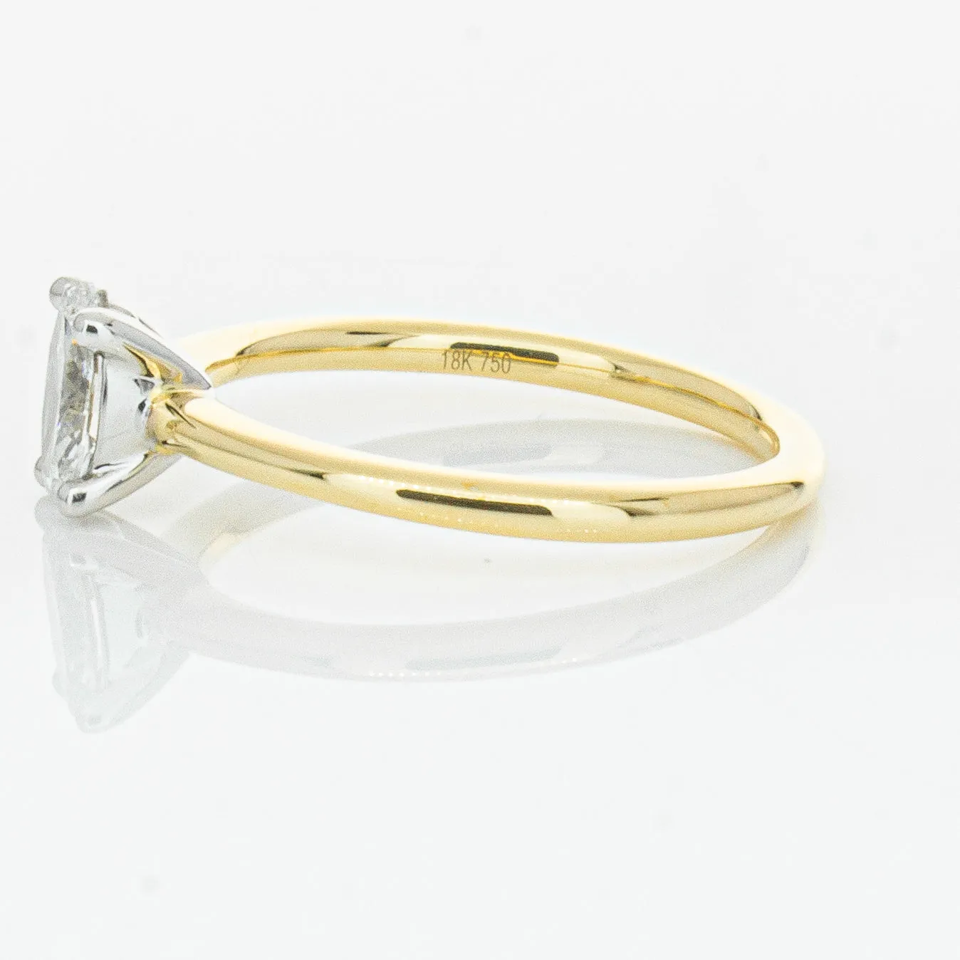 18ct Yellow Gold .52ct Diamond Melba Ring