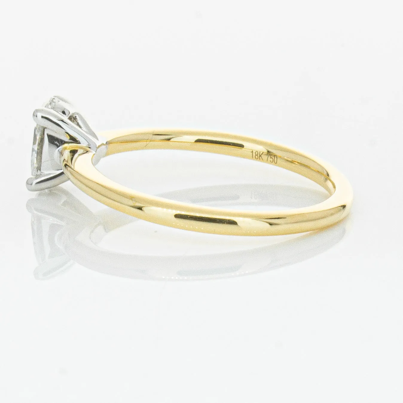 18ct Yellow Gold .52ct Diamond Melba Ring