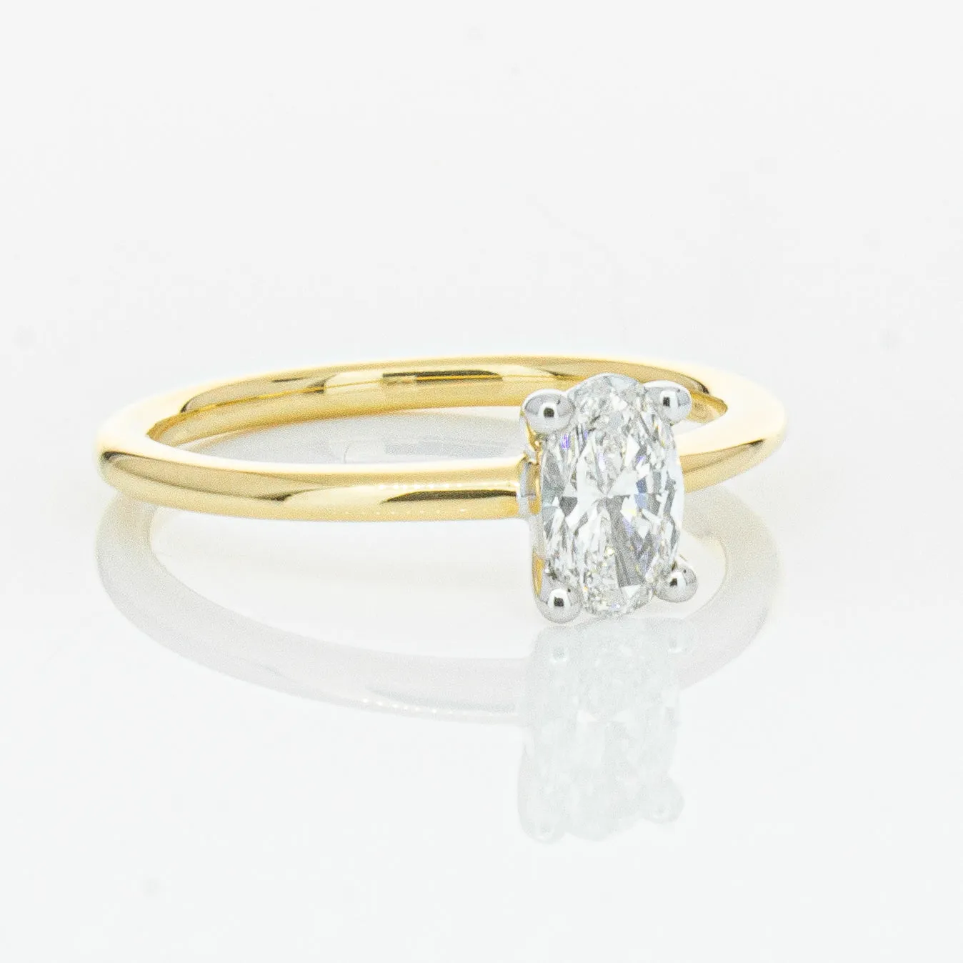 18ct Yellow Gold .52ct Diamond Melba Ring