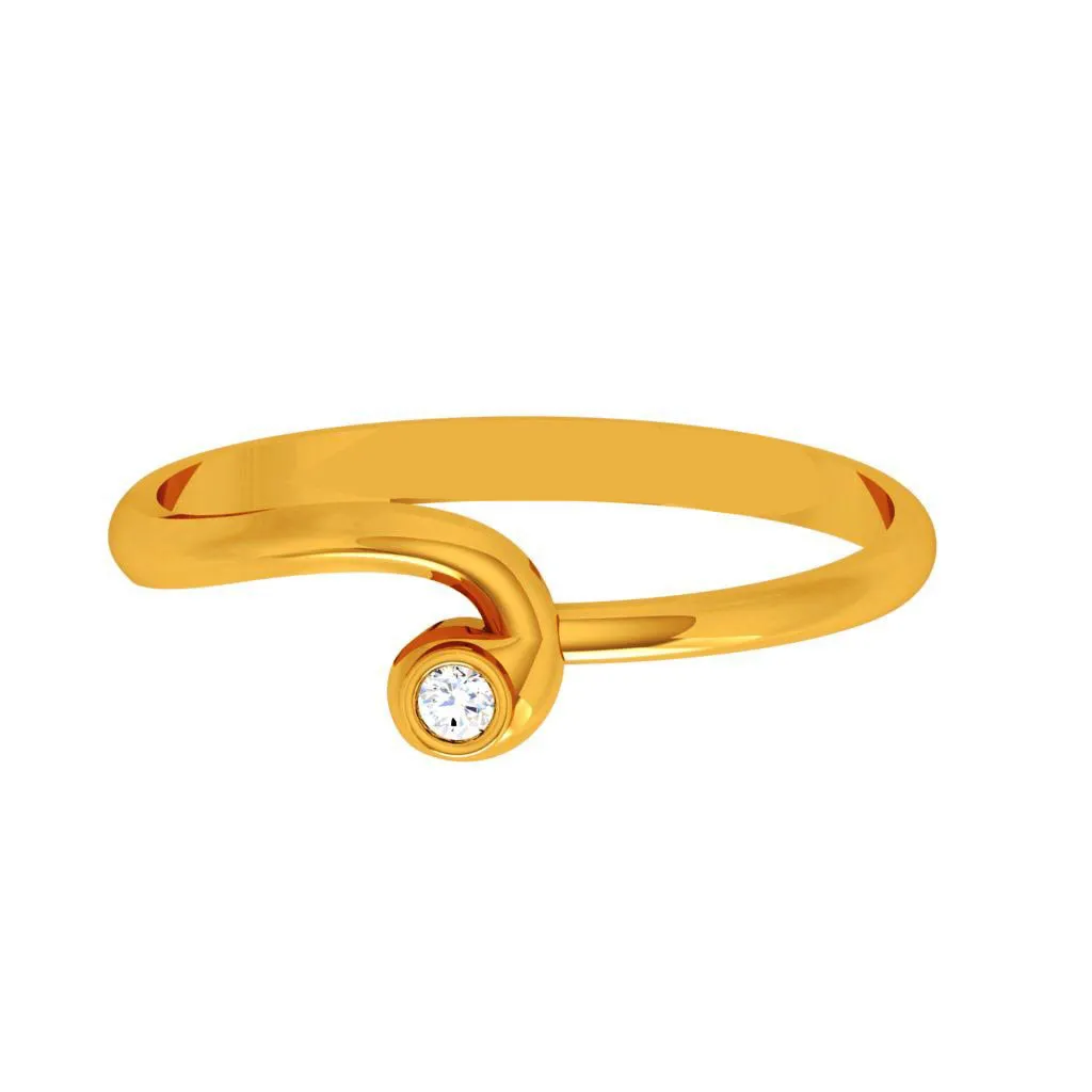 18k Surreal Dazzling Diamond Ring