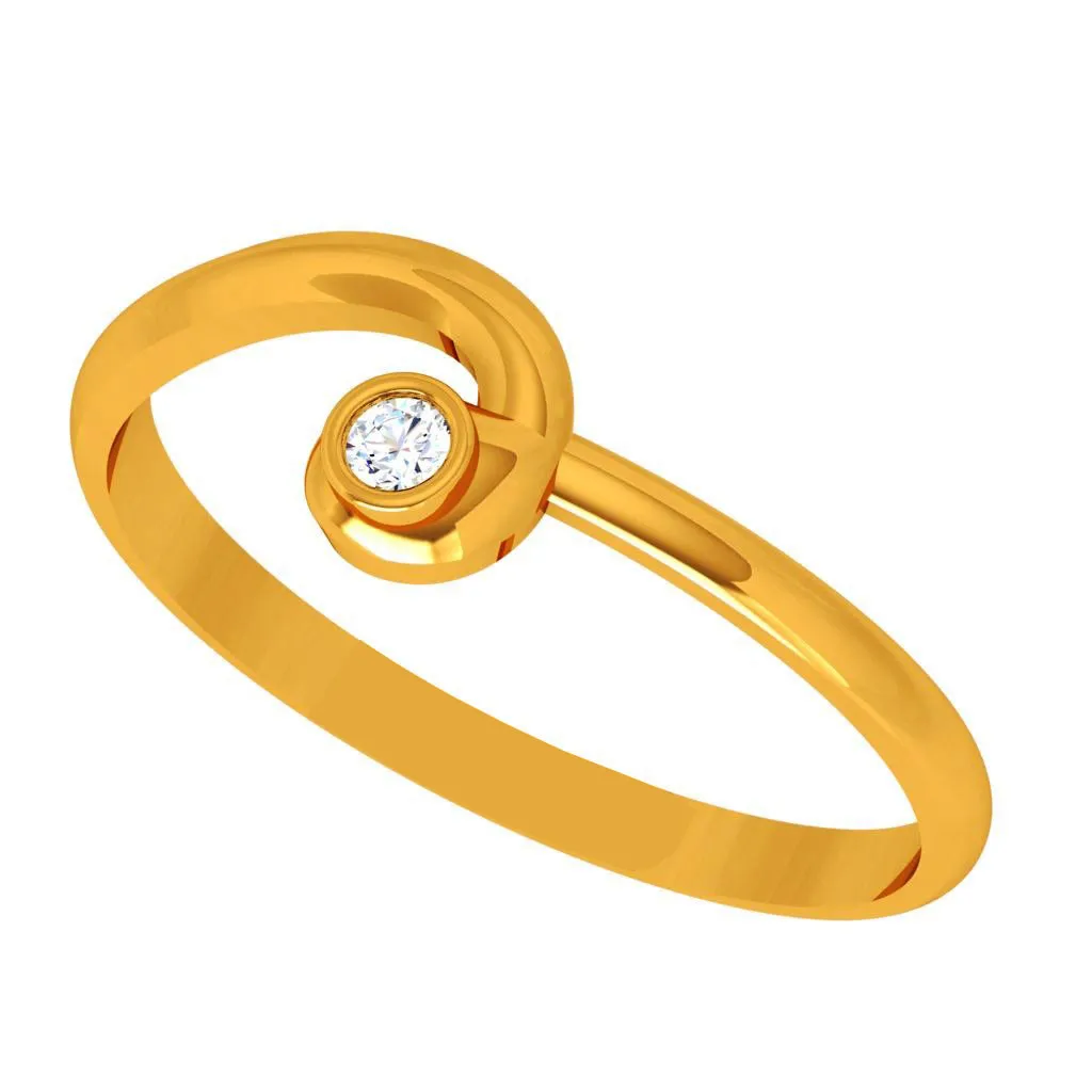 18k Surreal Dazzling Diamond Ring