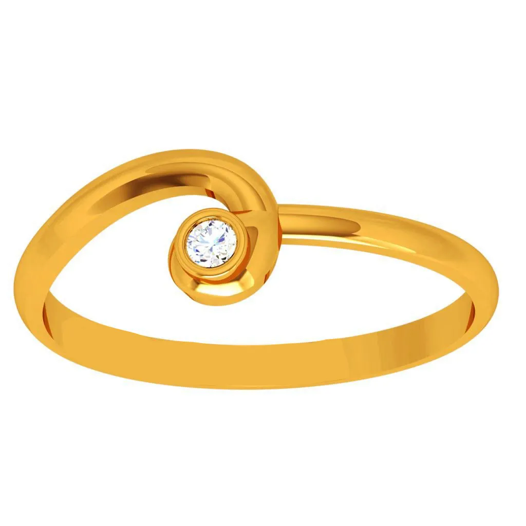 18k Surreal Dazzling Diamond Ring