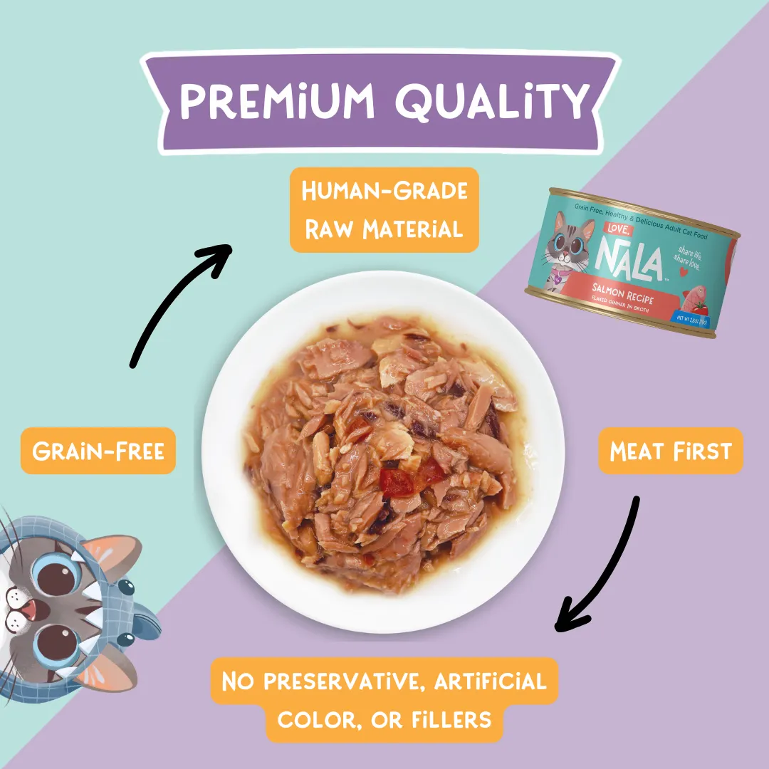 1x Case Salmon Flaked In Broth & 3x Packs Tuna Mousse Bundle