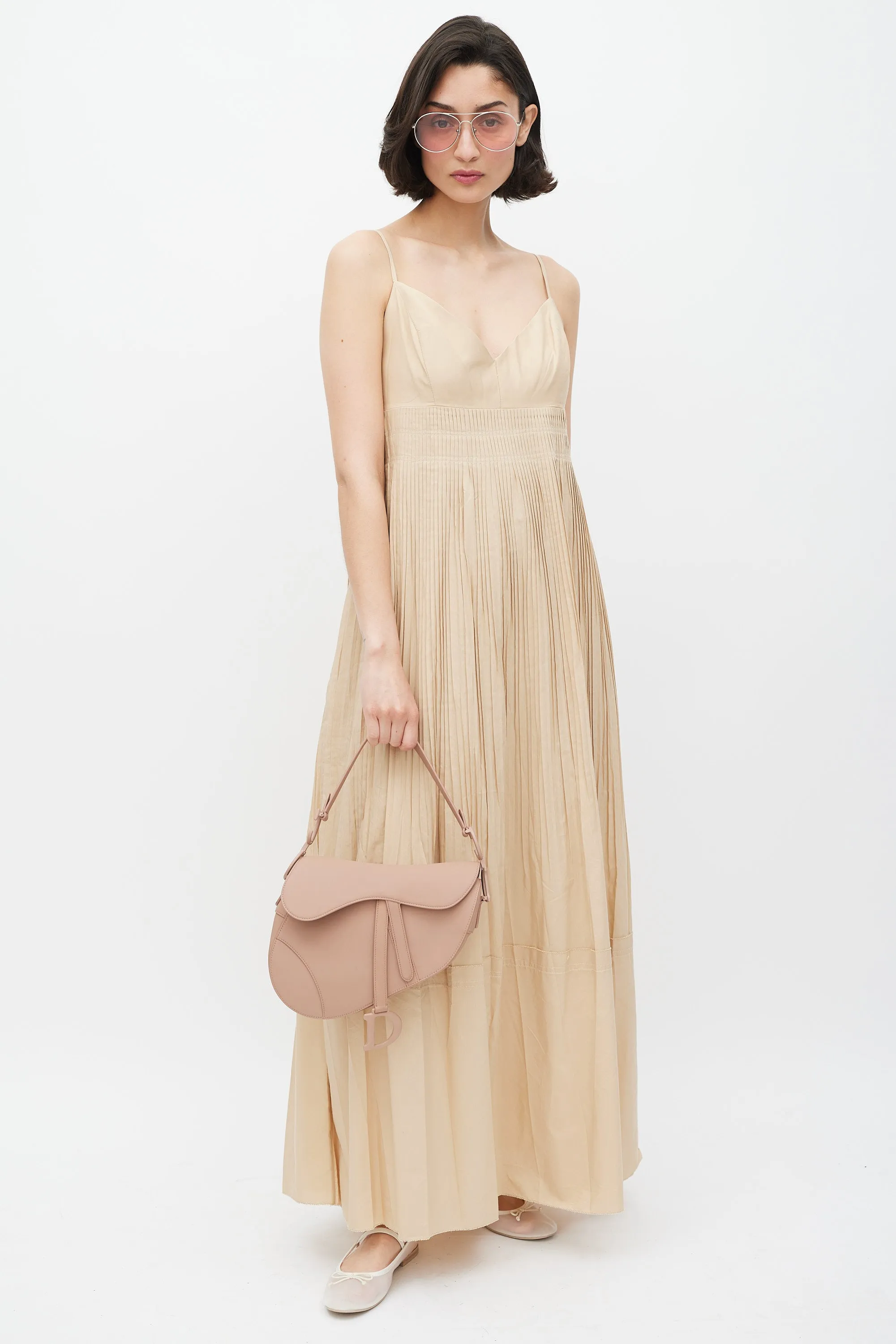 2019 Blush Leather Ultra Matte Saddle Bag