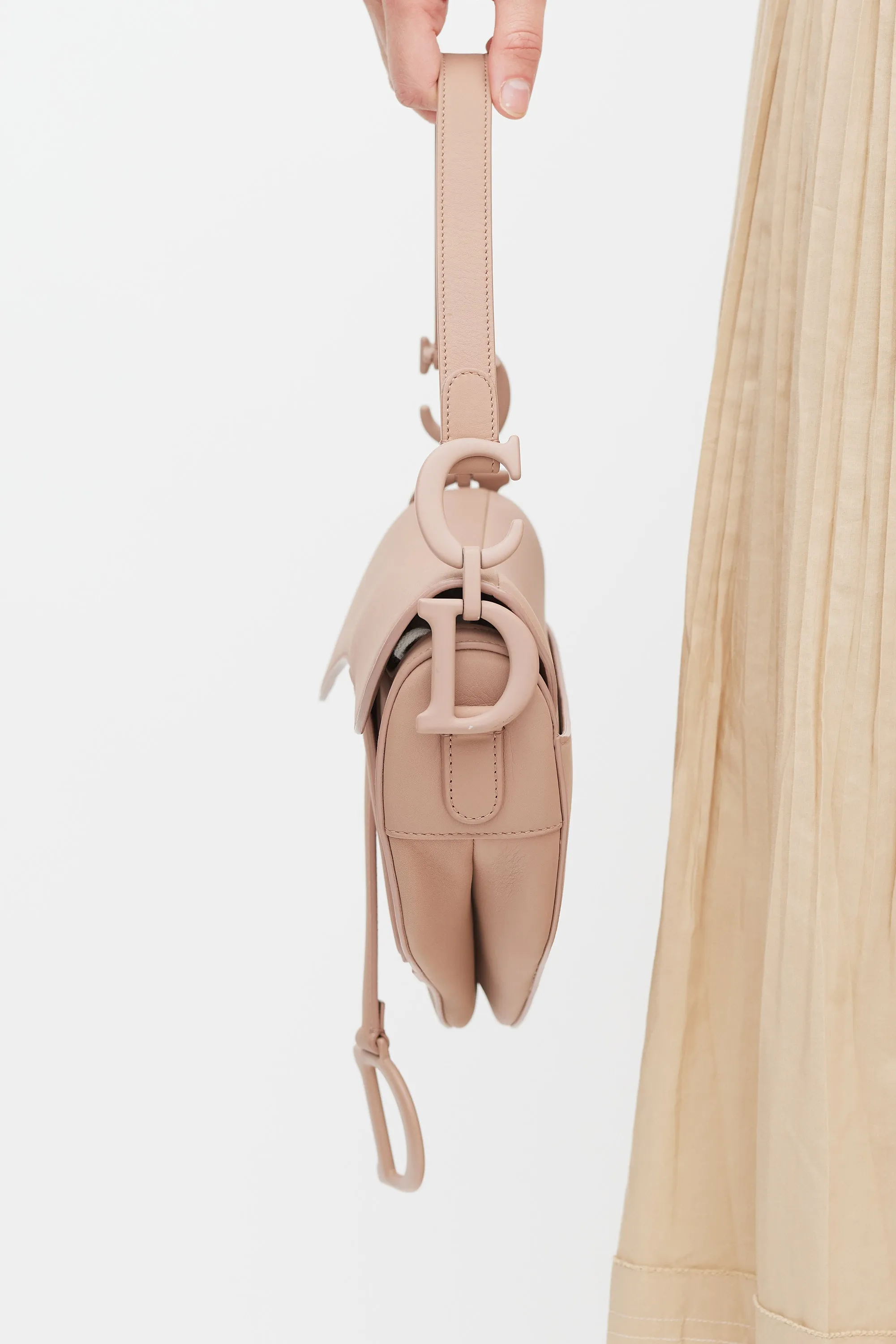 2019 Blush Leather Ultra Matte Saddle Bag