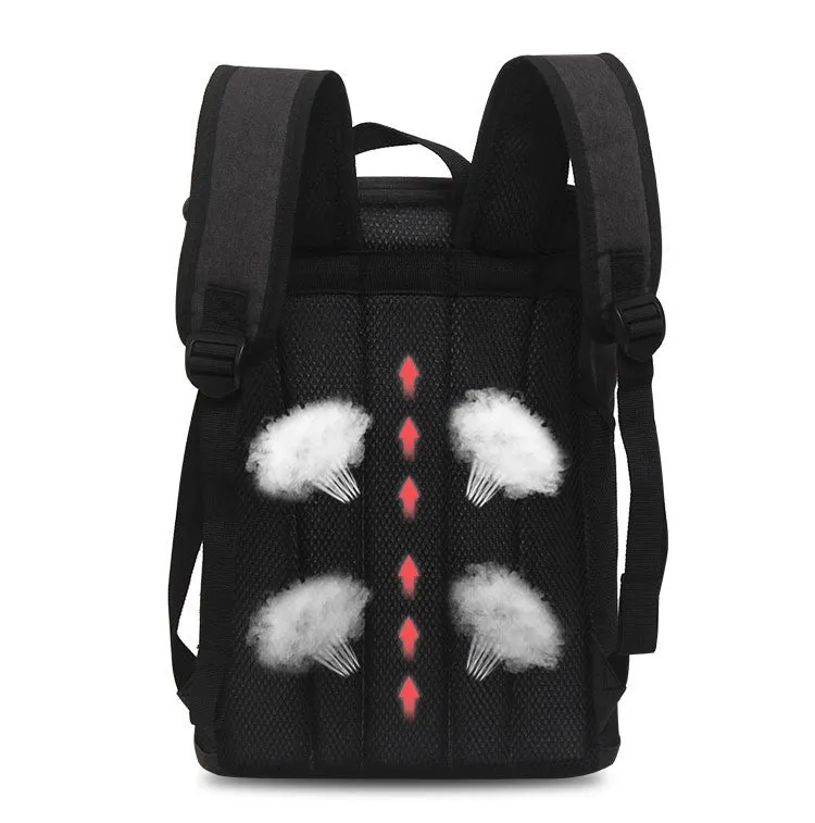 (20L) Picnic Thermo Backpack Cooler Bag Insulated Backpack - Black