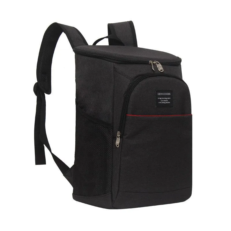 (20L) Picnic Thermo Backpack Cooler Bag Insulated Backpack - Black