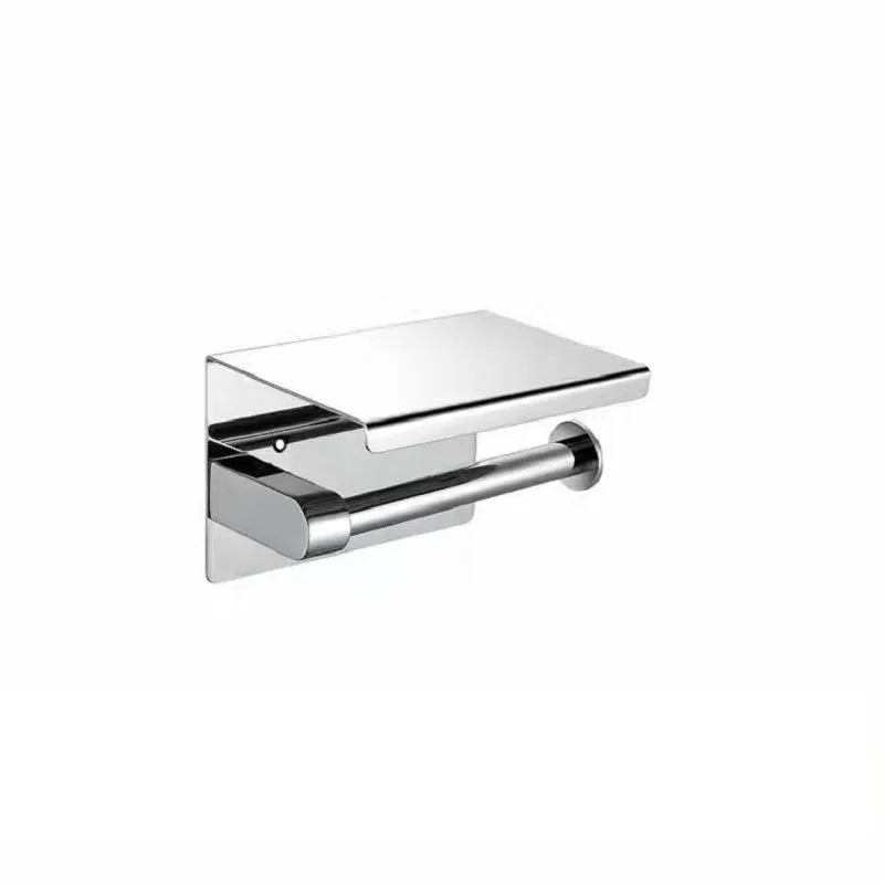 304 Stainless Steel  Phone Holder Toilet Tissue Box Bathroom Engineering Roll Holder