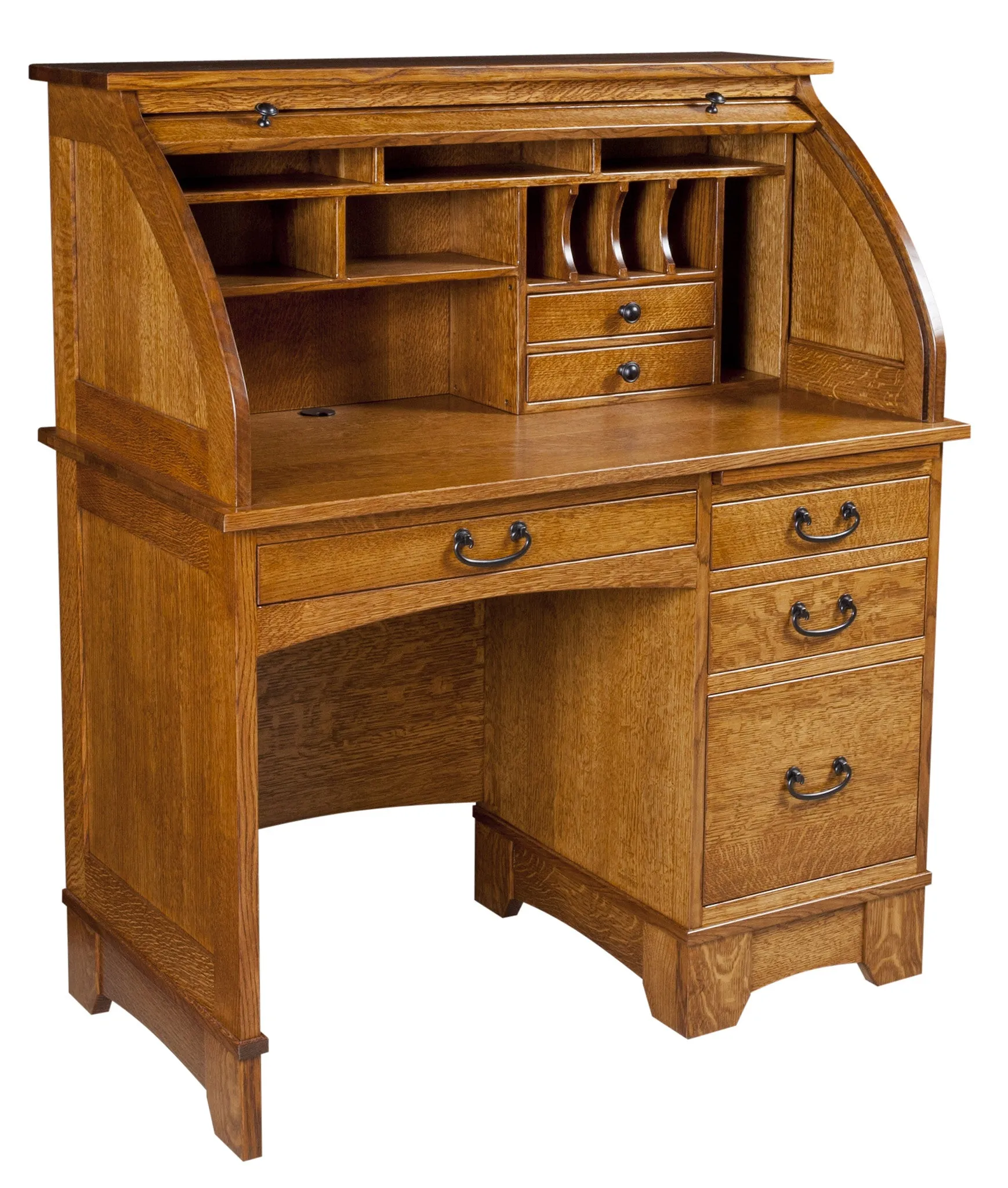 42" Noble Mission Rolltop Desk