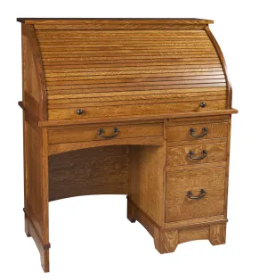 42" Noble Mission Rolltop Desk