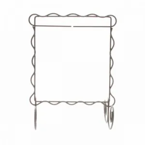 6in x 6in Scalloped Single Stand Silver