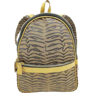 869429AP (S6) Fendi Backpack Bag Brown Canvas