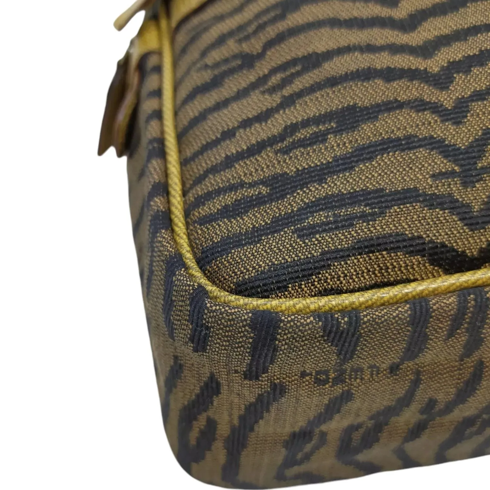 869429AP (S6) Fendi Backpack Bag Brown Canvas