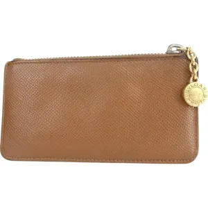 927137AS (G6) Bvlgari Wallet Brown Leather