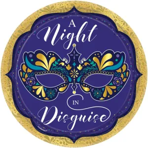 A Night In Disguise Metallic Plates 10.5in, 8pcs