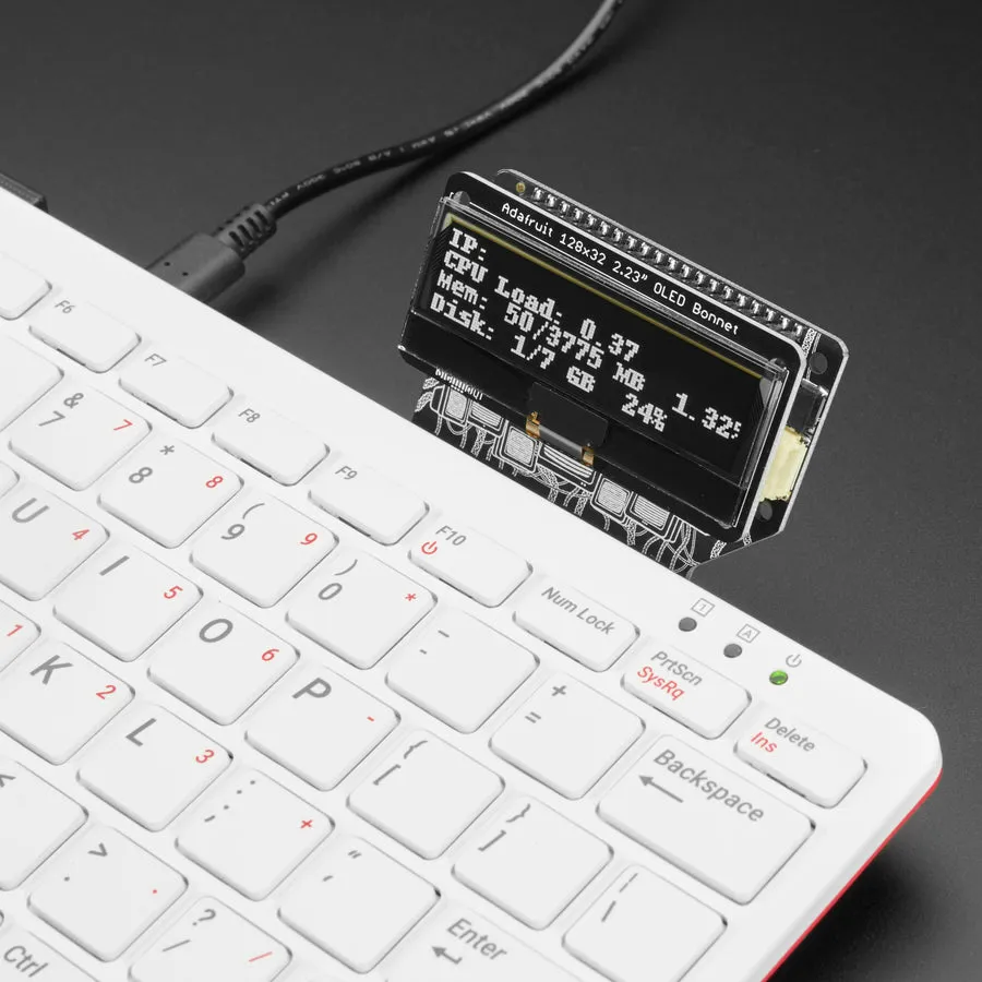 Adafruit CYBERDECK Bonnet for Raspberry Pi 400
