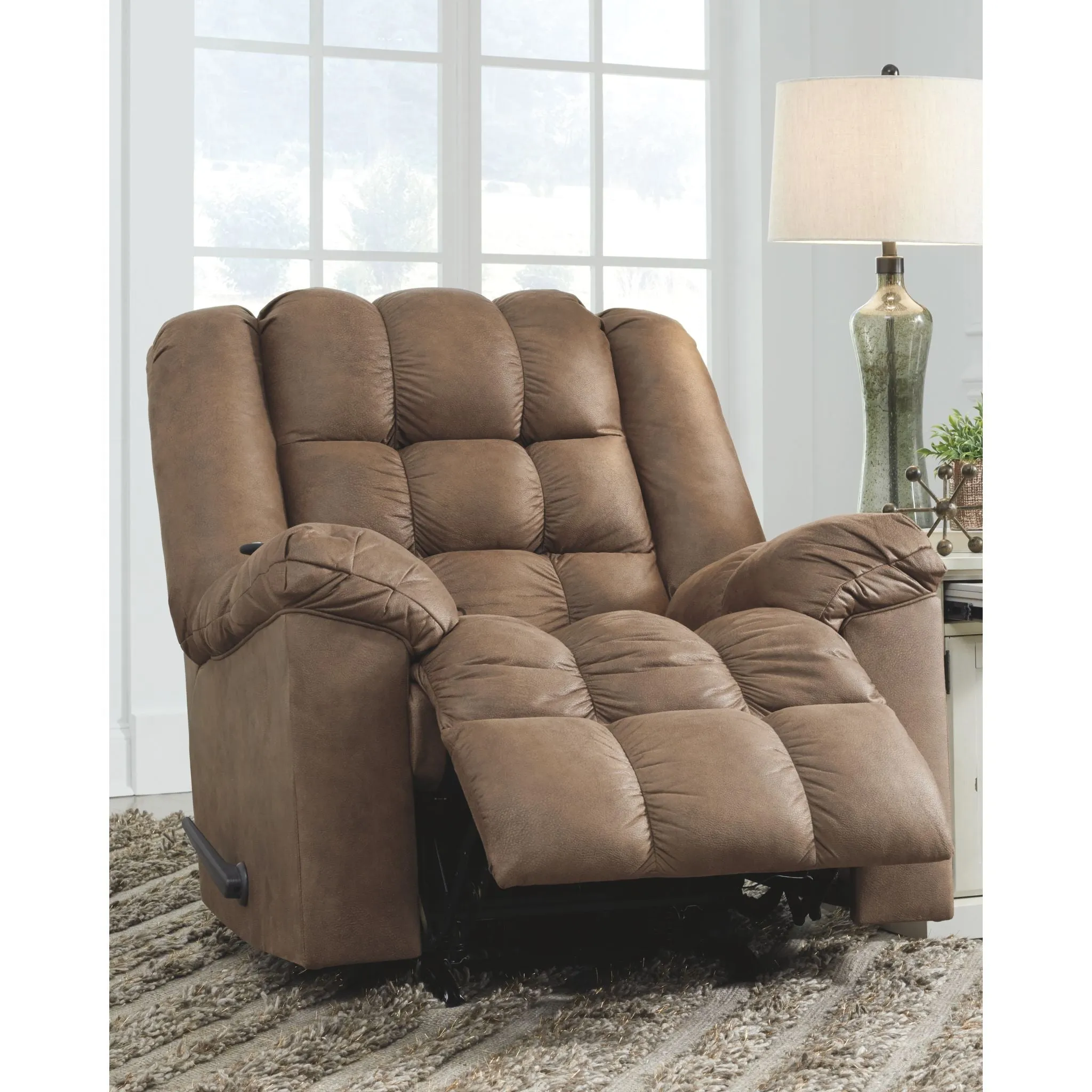 Adrano Rocker Recliner - Bark