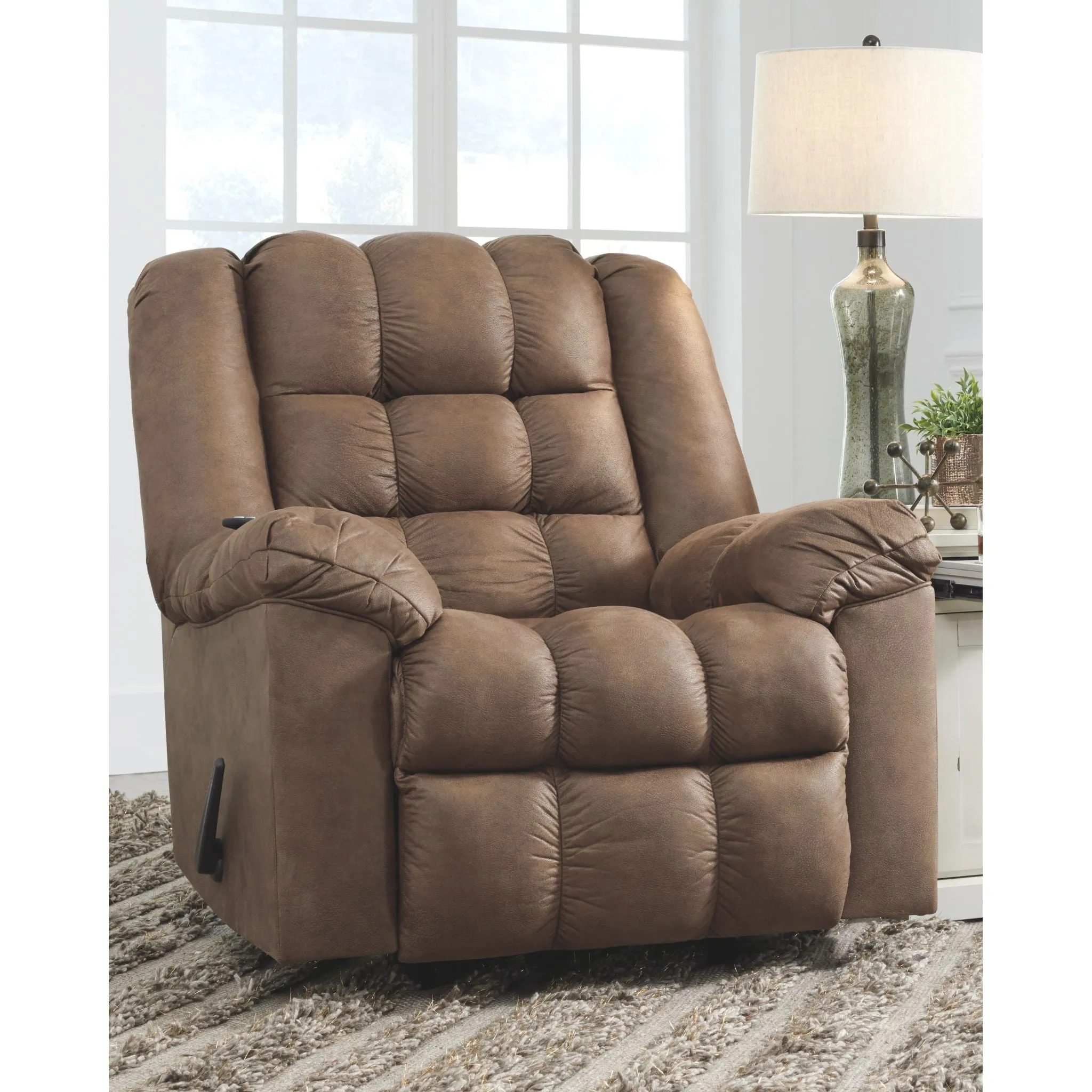 Adrano Rocker Recliner - Bark