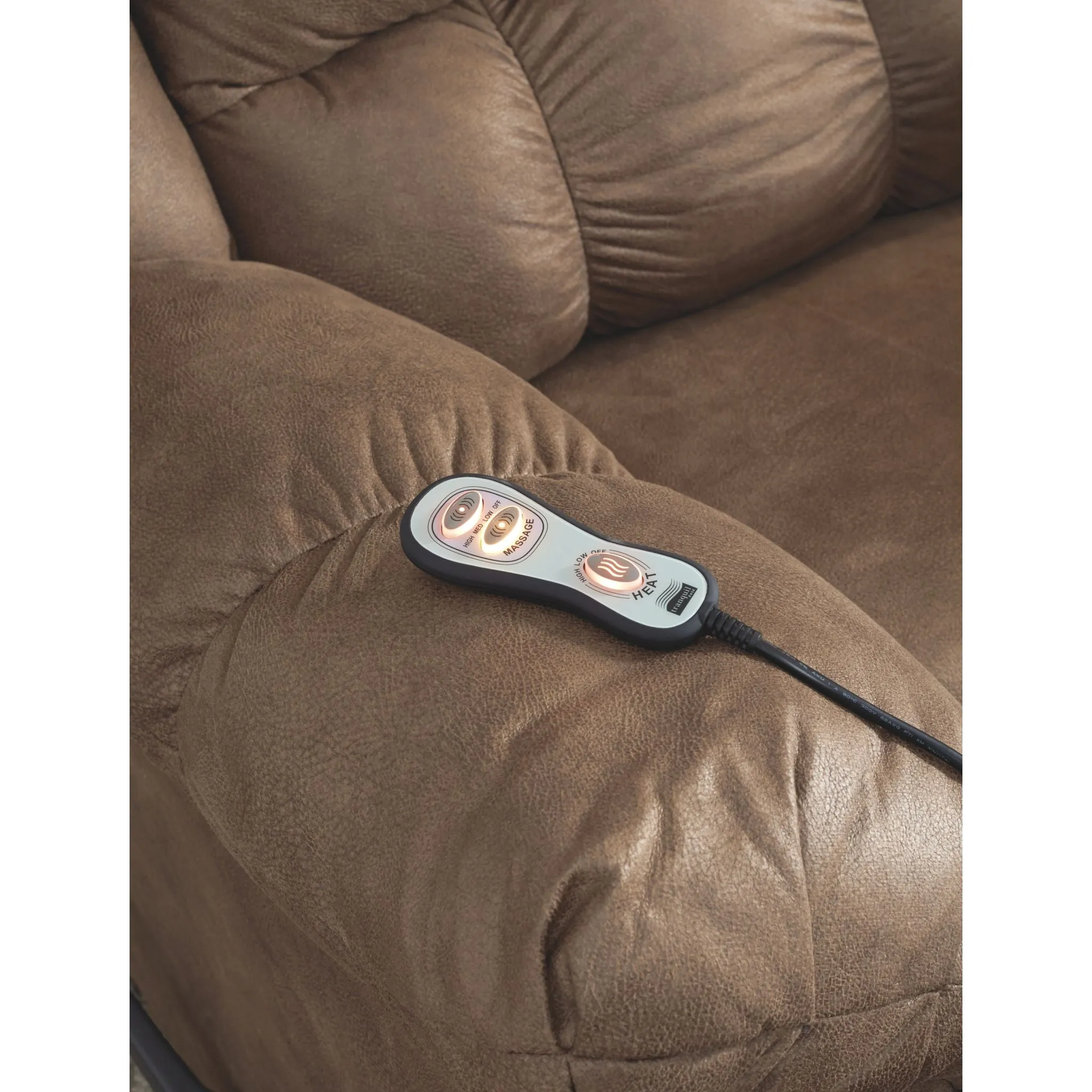 Adrano Rocker Recliner - Bark