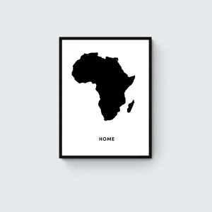 Africa Is Home Framed Art Print