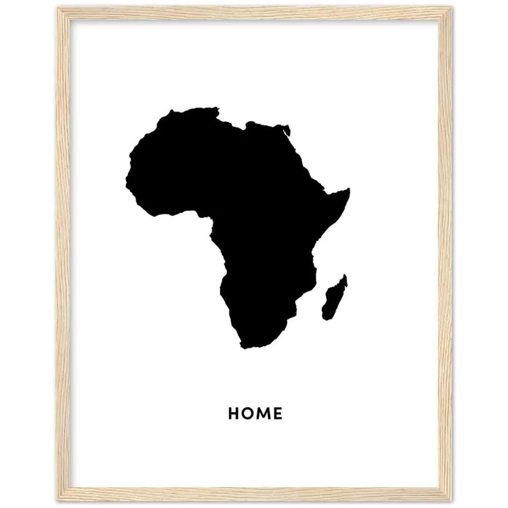 Africa Is Home Framed Art Print