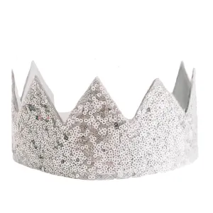 Alimrose Crown | Sequin Silver