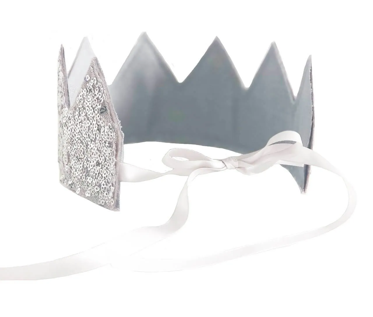 Alimrose Crown | Sequin Silver