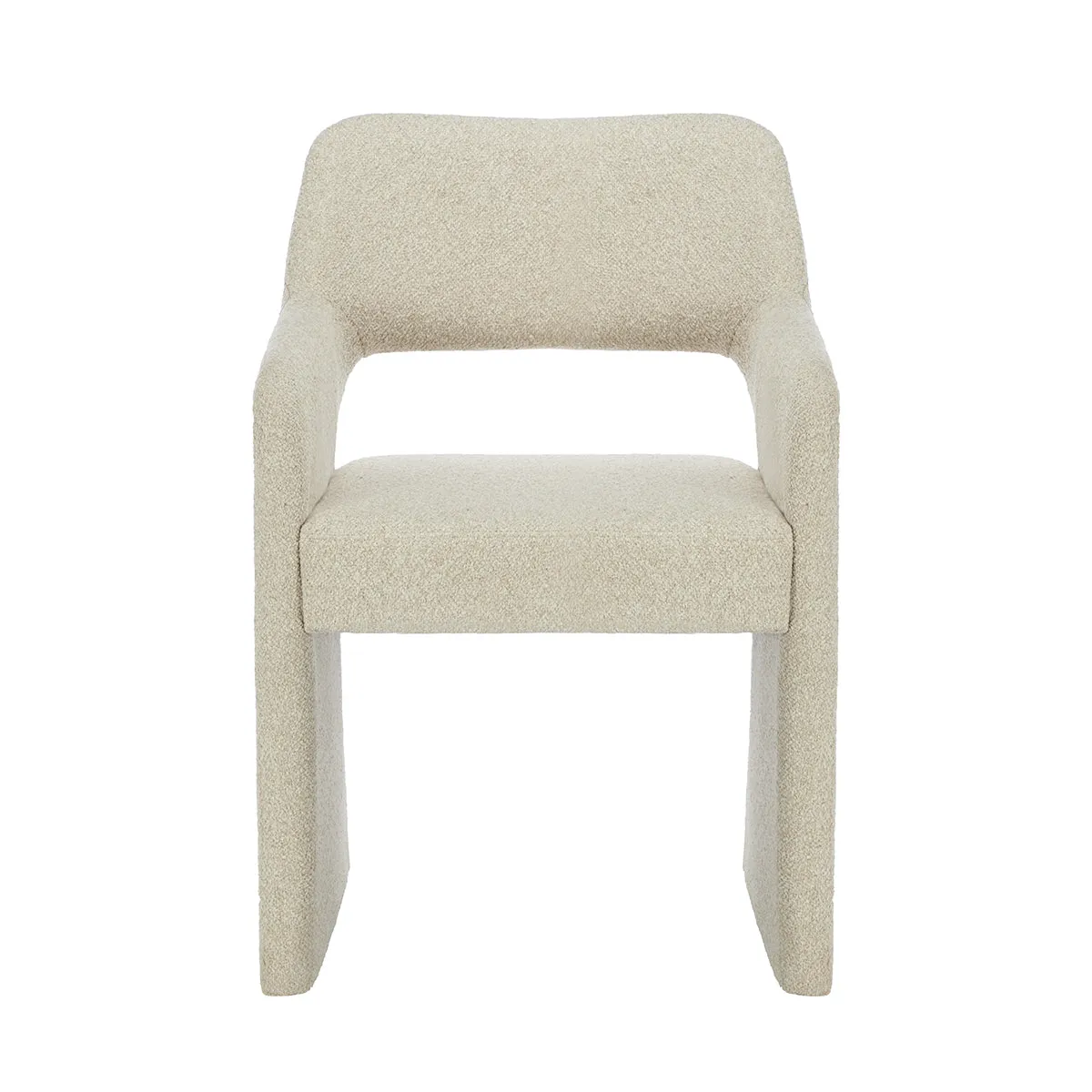 Amelia Boucle Dining Arm Chair