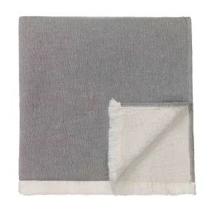Anaba Blanket [Grey/Natural white]