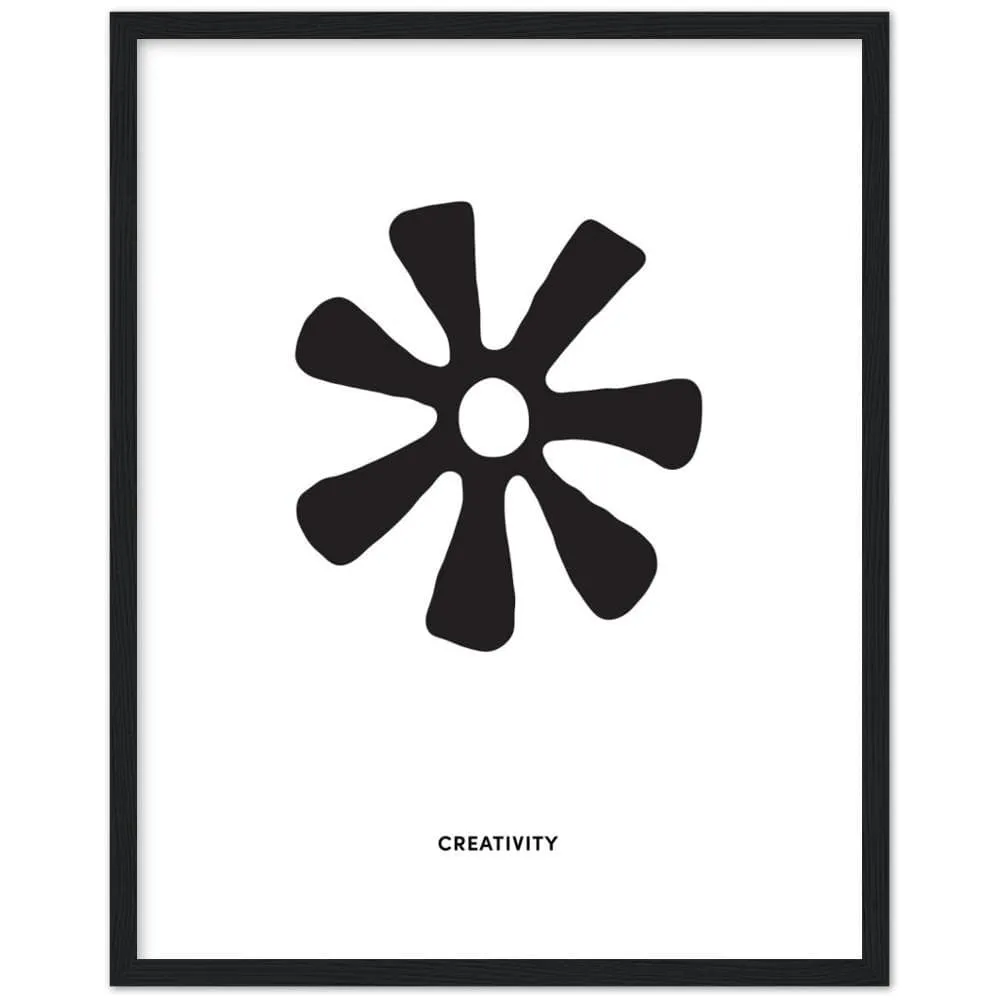 Ananse Ntontan Symbol Framed Art Print