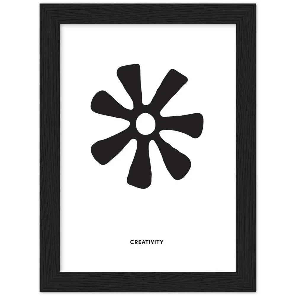 Ananse Ntontan Symbol Framed Art Print