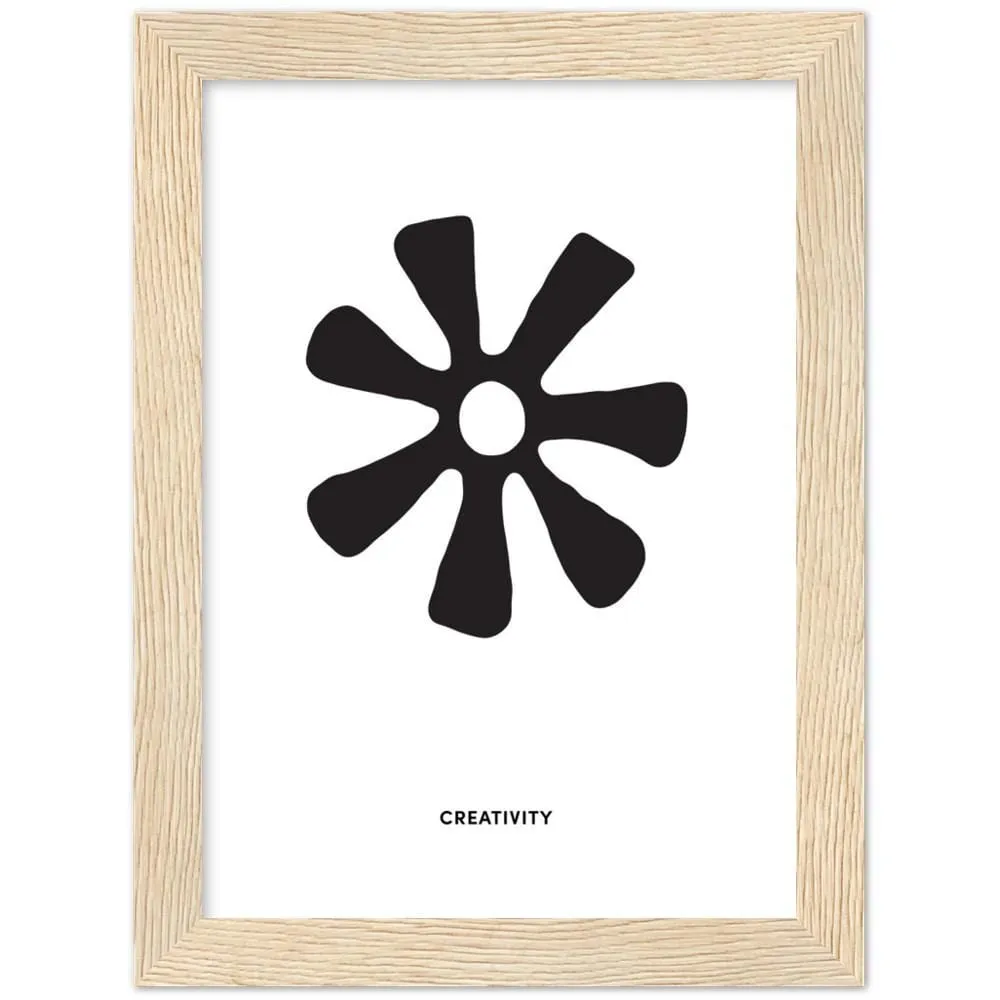 Ananse Ntontan Symbol Framed Art Print
