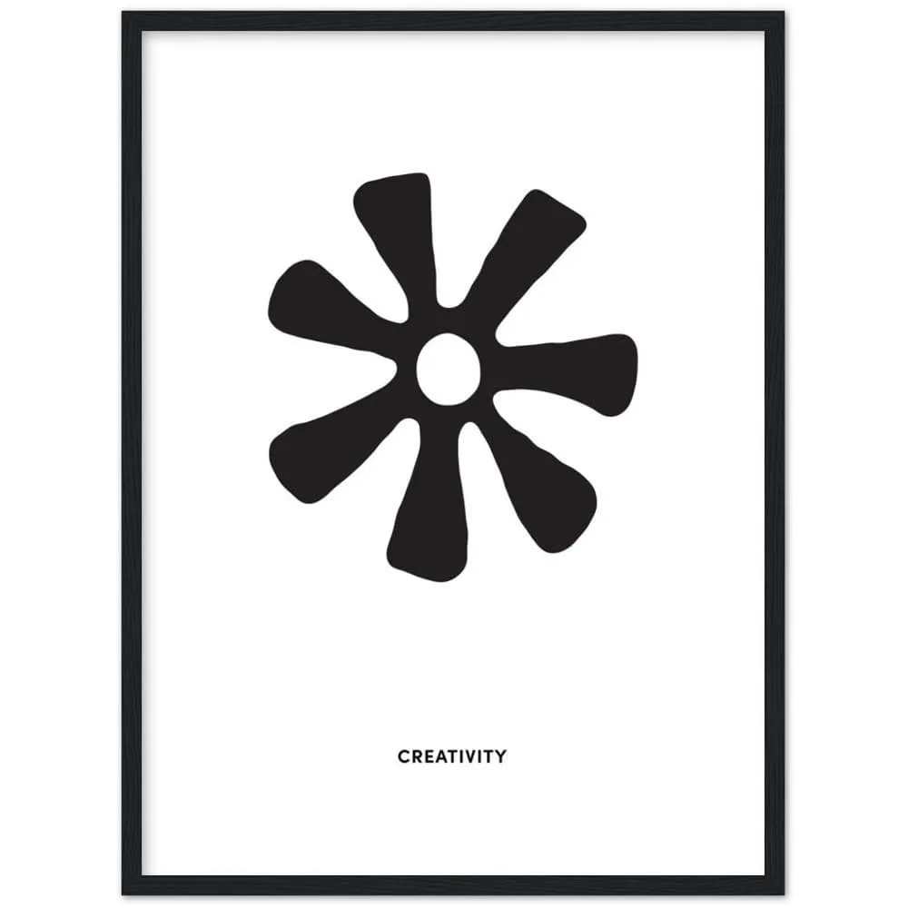 Ananse Ntontan Symbol Framed Art Print