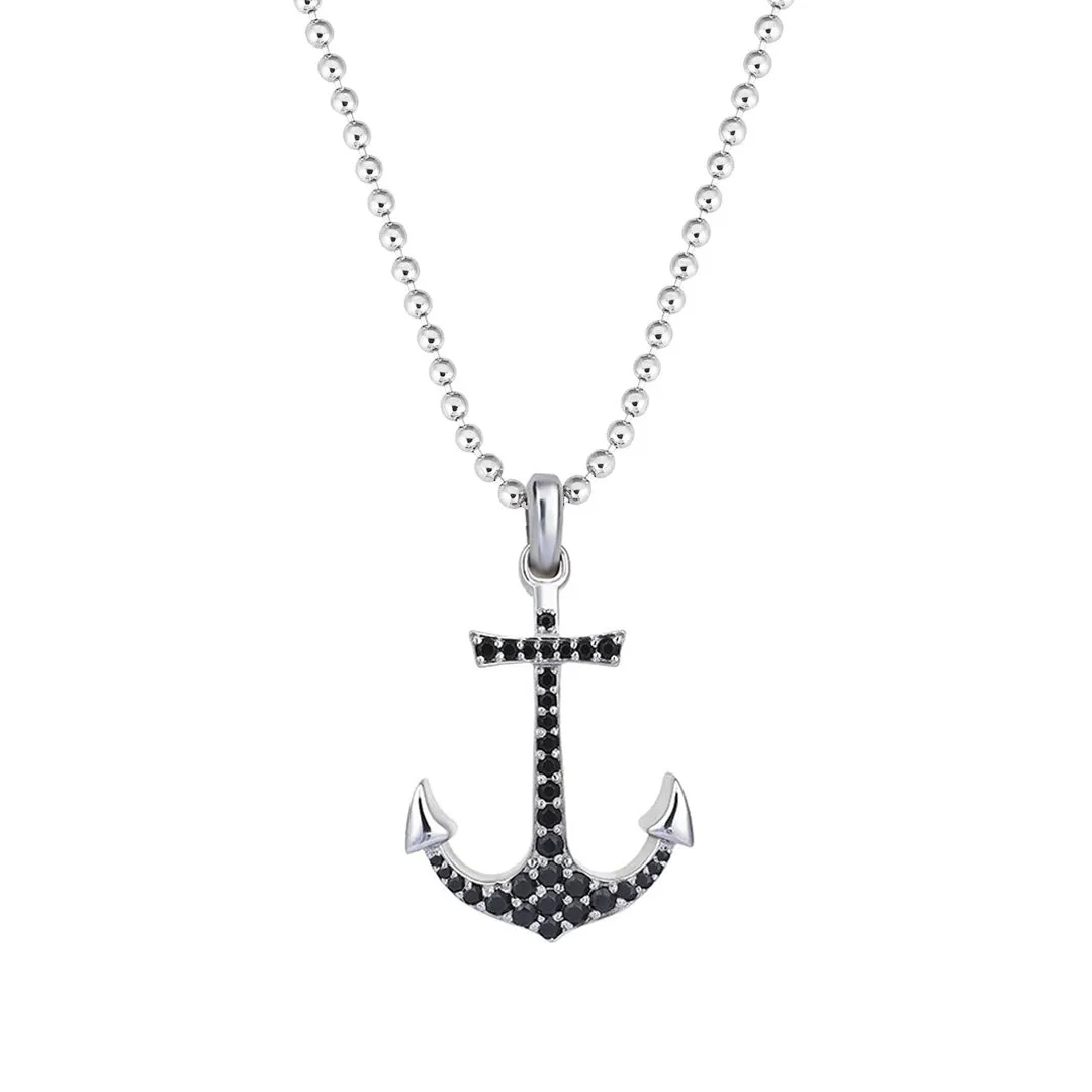 Anchor Necklace - Solid Silver (Pendant only)