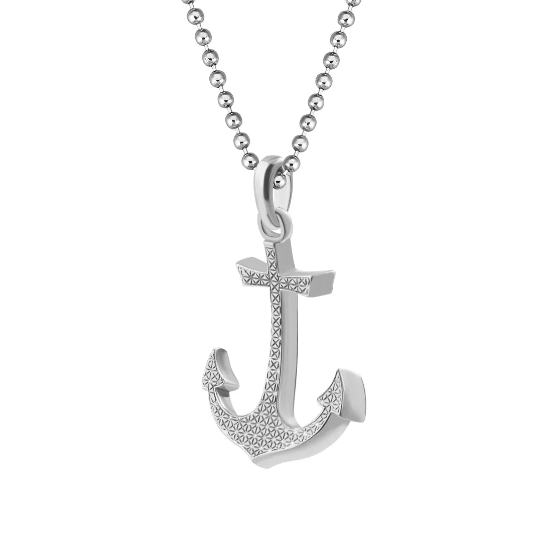Anchor Necklace - Solid Silver (Pendant only)